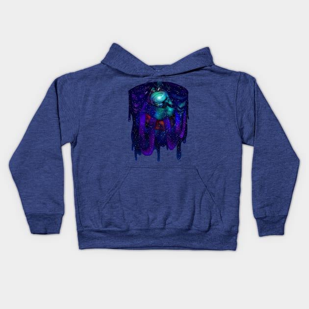 Celestial Gore Kids Hoodie by candychameleon